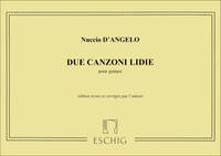 DUE CANZONI LIDIE GUITARE