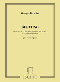 DUETTINO VIOLON-PIANO  VIOLON