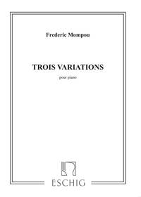 3 VARIATIONS PIANO PIANO
