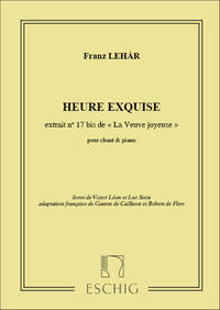 VEUVE JOYEUSE (VEDOVA ALLEGRA) N 17B SOPRANO-PIANO CHANT