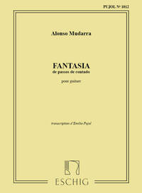 FANTASIA DE PASSOS DE CONTADO, POUR GUITARE