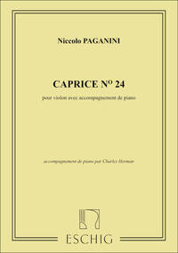 CAPRICE N. 24, POUR VIOLON, AVEC ACCOMPAGNEMENT VIOLON