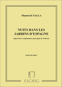 NUITS JARDINS..PARTIE DE PIANO SOLISTE PIANO