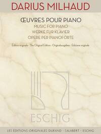 UVRES POUR PIANO PIANO