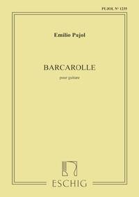 BARCAROLLE (PUJOL 1235) GUITARE