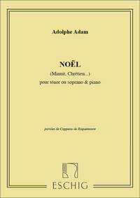 MINUIT CHRETIEN SOPRANO OU TENOR-PIANO  CHANT