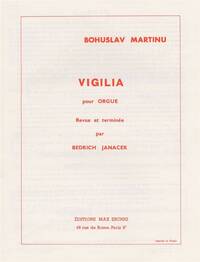 VIGILIA POUR ORGUE ORGUE