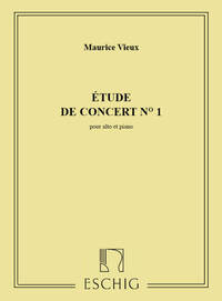 ETUDES DE CONCERT N. 1, EN UT MAJEUR, POUR ALTO MUSIQUE D'ENSEMBLE