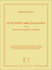 SUITE POPULAIRE ESPAGNOLE VIOLONCELLE