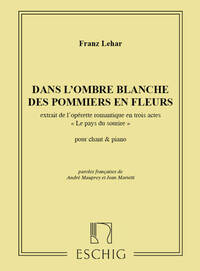 DANS L'OMBRE BLANCHE DES POMMIERS EN FLEURS CHANT