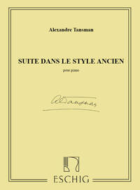 SUITE STYLE ANCIEN PIANO PIANO