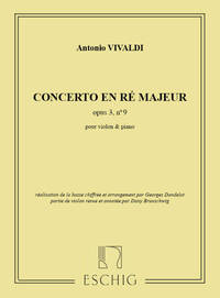 CONCERTO EN RE MAJEUR OP.3, N 9 VIOLON-LIVRE +PARTITION