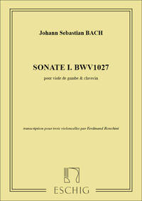 SONATE N.1 (BWV 1027 RONCHINI)