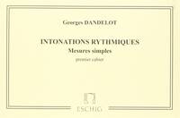 INTONATIONS RYTHMIQUES (I) FORMATION MUSICALE