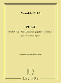 SIETE CANCIONES POPULARES ESPANOLAS N 7: POLO CHANT