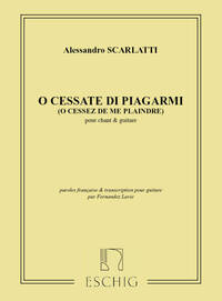 O CESSATE DI PIAGARMI, POUR CHANT ET GUITARE