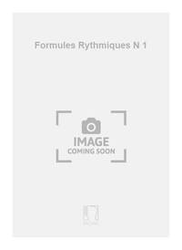 FORMULES RYTHMIQUES N 1  FORMATION MUSICALE