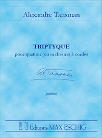 TRIPTYQUE QUATUOR POCHE MUSIQUE D'ENSEMBLE