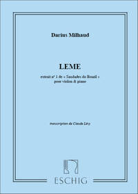 SAUDADES DO BRAZIL N 1 LEME VIOLON-PIANO (LEVY) VIOLON
