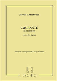 COURANTE VIOLON-PIANO VIOLON