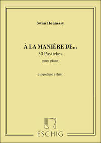 A LA MANIERE N 5 PIANO  PIANO