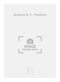 QUATUOR N. 2 - PARTITION MUSIQUE D'ENSEMBLE