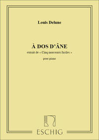 A DOS D'ANE PIANO  PIANO