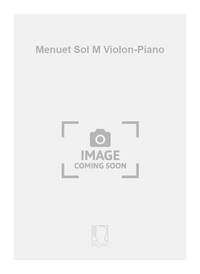 MENUET SOL M VIOLON-PIANO VIOLON