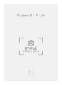 QUATUOR N 1 POCHE MUSIQUE D'ENSEMBLE