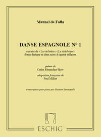 VIE BREVE DANSE N 1 PIANO (SAMAZEUILH) PIANO