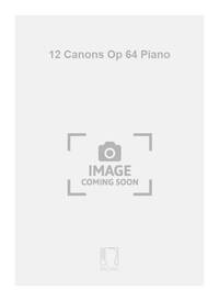 12 CANONS OP 64 PIANO PIANO