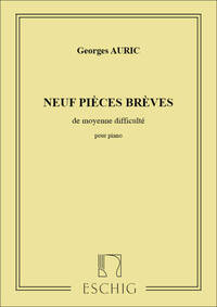 NEUF PIECES BREVES, POUR PIANO PIANO