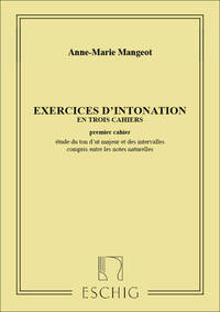 EXERCICES D'INTONATION VOL 1  FORMATION MUSICALE