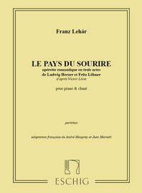 PAYS DU SOURIRE CHANT-PIANO CHANT