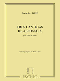 TRES CANTIGAS.. CHT-PIANO CHANT