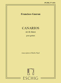 CANARIOS (PUJOL 1031) GUITARE