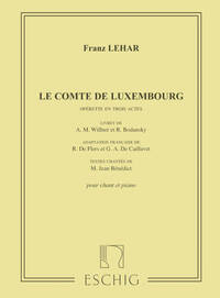 COMTE DE LUXEMBOURG CHANT-PIANO CHANT