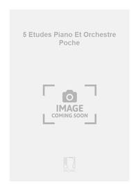 5 ETUDES PIANO ET ORCHESTRE POCHE