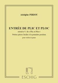PLIC ET PLOC N 1 (ENTREE-PIECES FACILES 1 POS) VIOLON