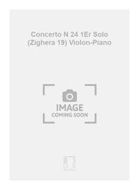 CONCERTO N 24 1ER SOLO (ZIGHERA 19) VIOLON-PIANO VIOLON