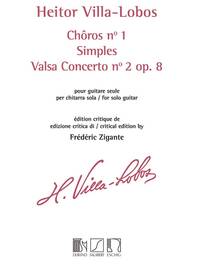 CHOROS NO 1 - SIMPLES - VALSA CONCERTO NO 2 OP. 8 GUITARE