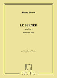 BERGER OP 54 N 2 CHT-PNO (GABRIEL VICAIRE  CHANT