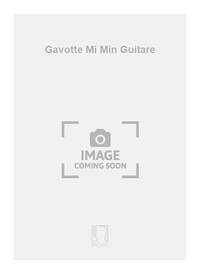 GAVOTTE MI MIN GUITARE