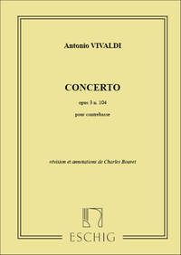 CONCERTO OP 3 N 10 4 VL CONTREBASSE