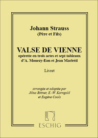 VALSES DE VIENNE LIVRET CHANT