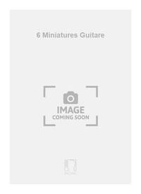 6 MINIATURES GUITARE