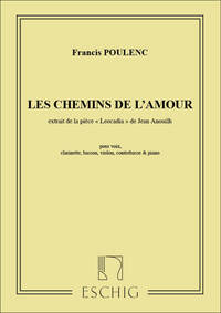 LES CHEMINS DE L'AMOUR CLARINETTE-PARTITION+PARTIES SEPAREES