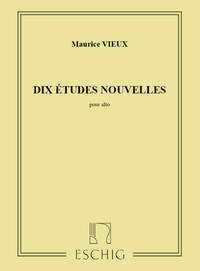 10 NOUVELLES ETUDES ALTO MUSIQUE D'ENSEMBLE