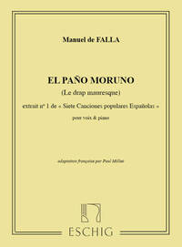 SIETE CANCIONES POPULARES ESPANOLAS N 1 EL PANO  CHANT
