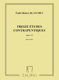 13 ETUDES CONTRAPUTIQUES PIANO PIANO
